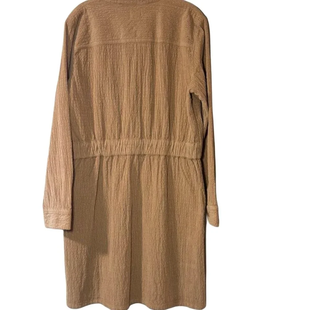 J.Crew Zip-front cinched dress in corduroy